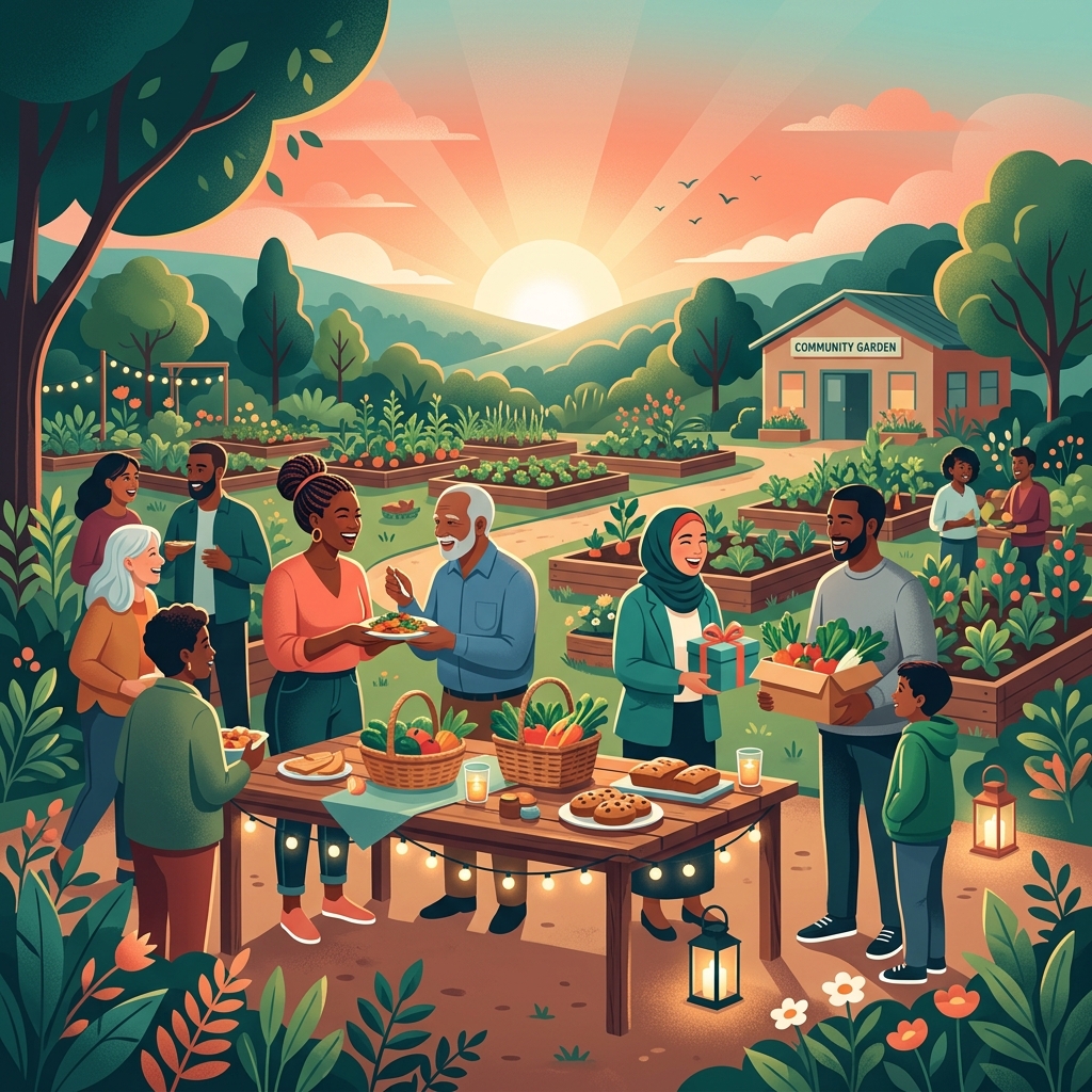 A community coming together to share and empower